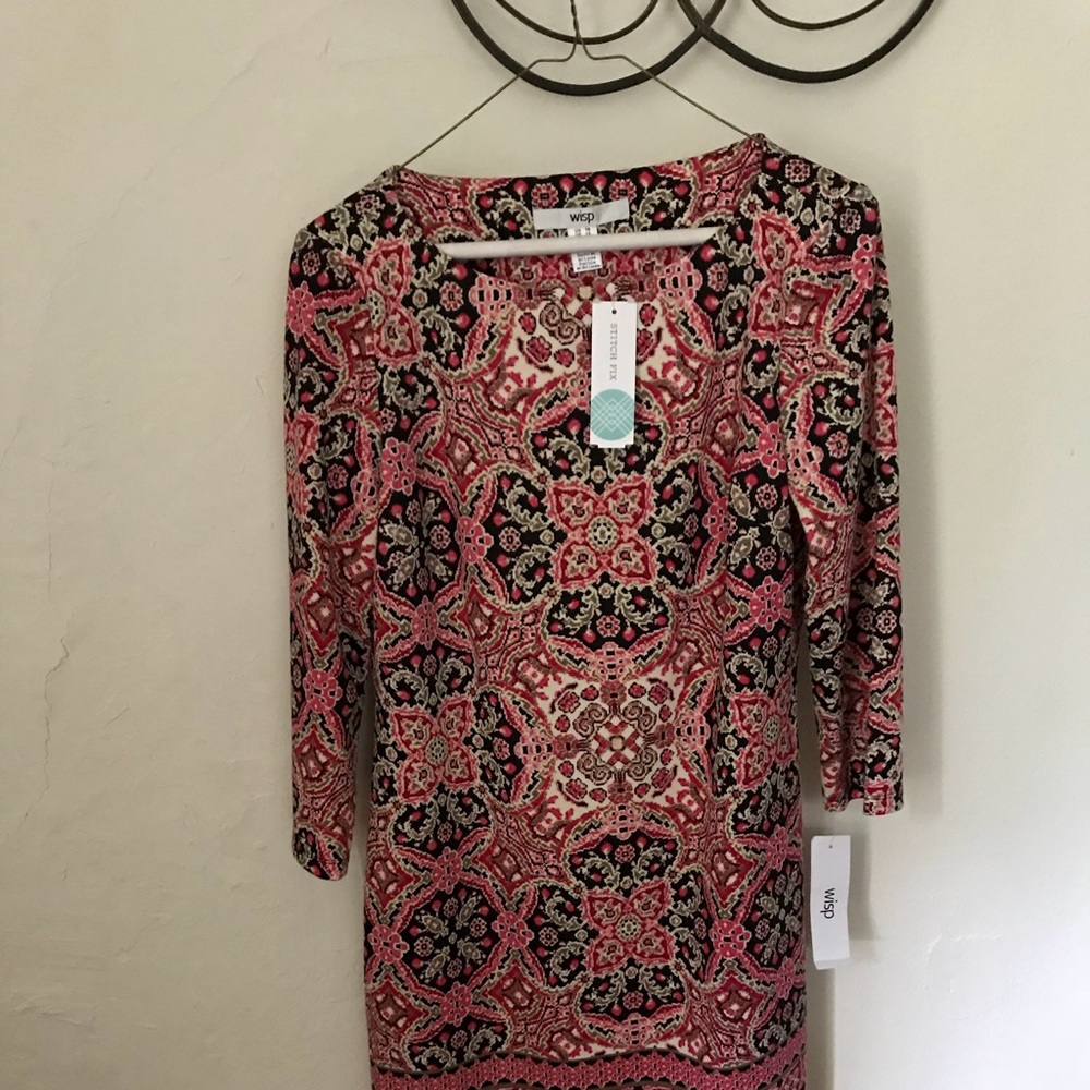 Classy print dress never worn